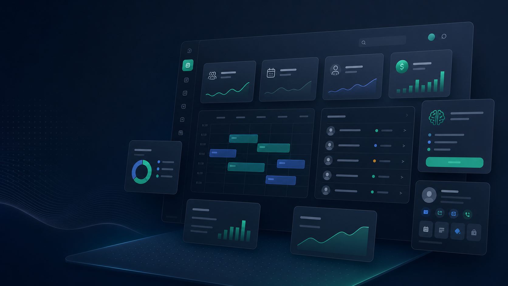 Seansy web dashboard preview